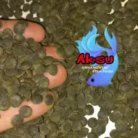 غذای ماهی ویفر قرصی اسپیرولینا 10 درصد 500 گرمی پلکو و پلنت و میگو