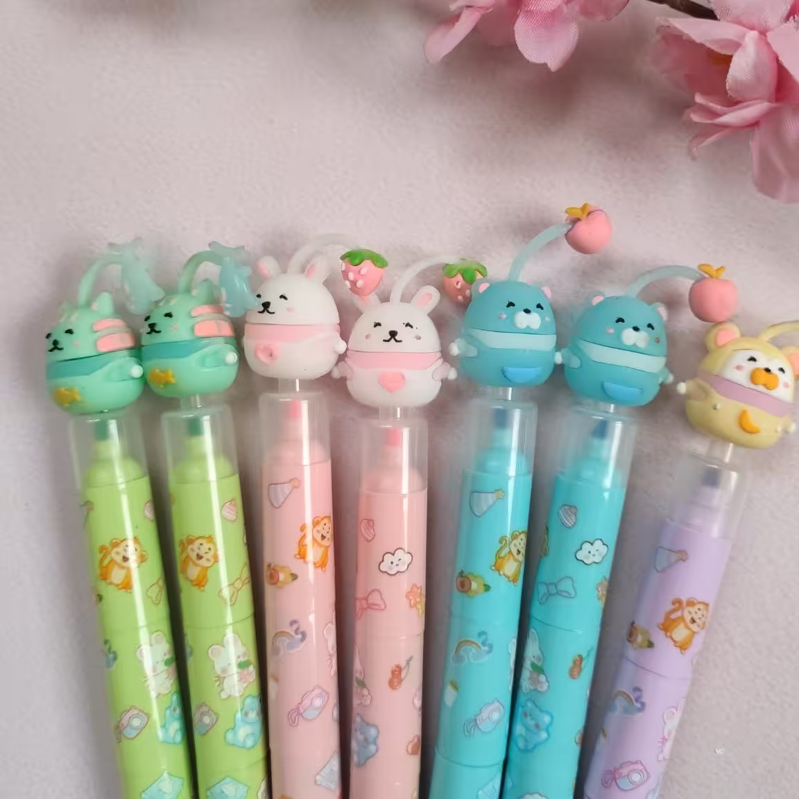 هایلایتر سه تایی حیوانات