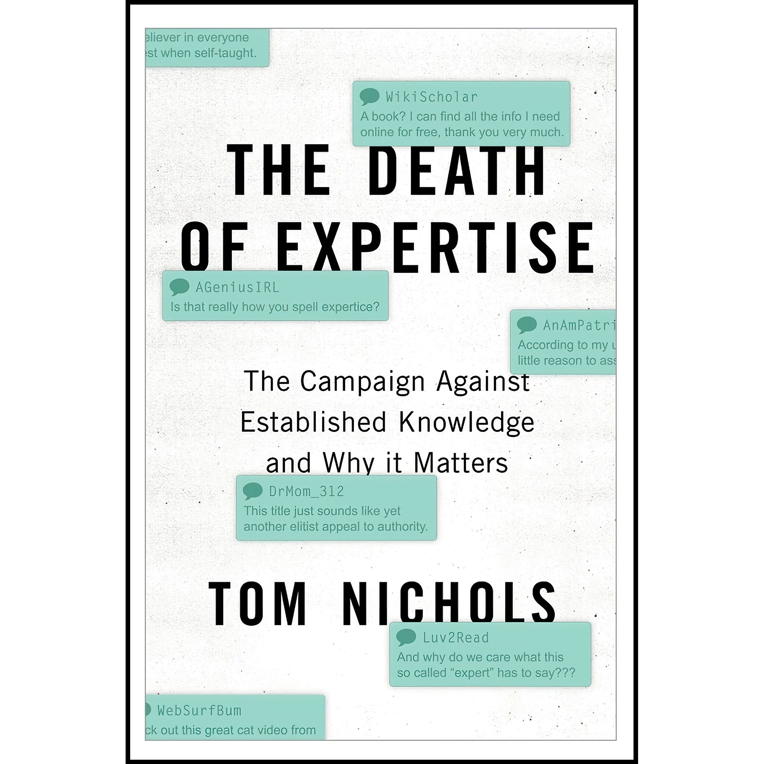 کتاب زبان اصلی The Death of Expertise اثر Thomas M Nichols