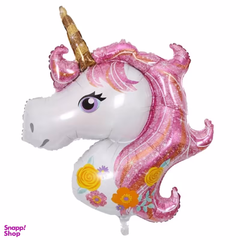 بادکنک فویلی طرح اسب تک شاخ کد KP03