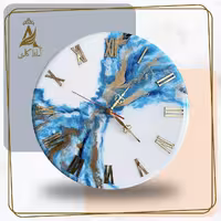 گالری آماندا ساعت دیواری رزینی قطر 70 طرح افسون با قابلیت تغییر رنگ