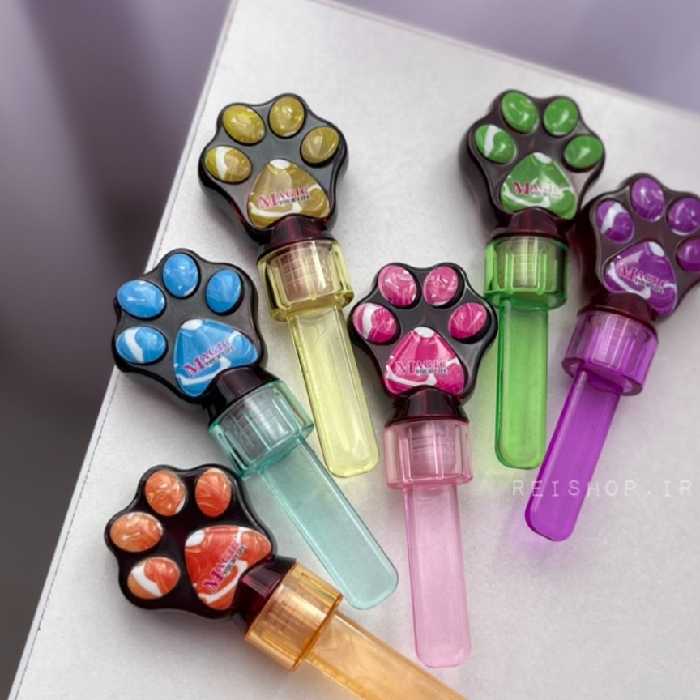 تینت پنجه گربه مایع خوش رنگ شاداب کننده لب گونه طرح پنجه پیشی فانتزی کیوت 
