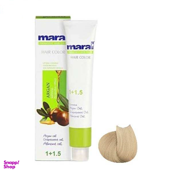 رنگ مو مارال شماره 1251 حجم 100 میلیلیتر رنگ بلوند بژ خیلی خیلی روشن