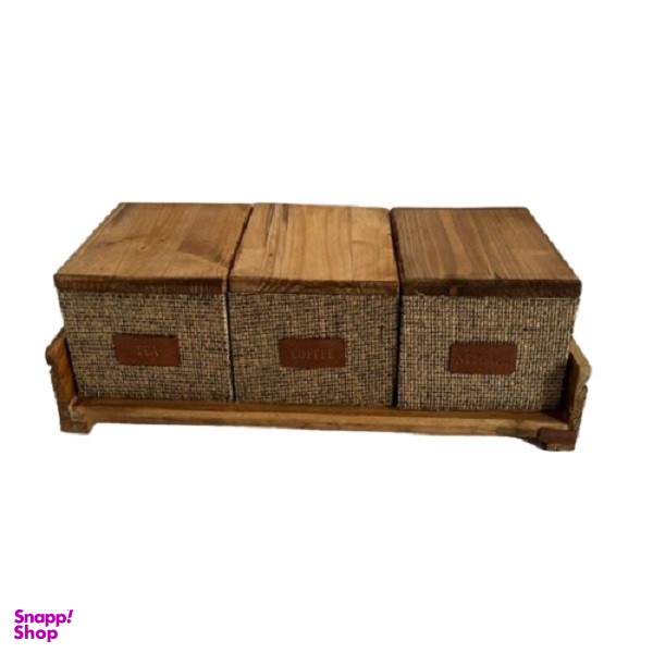 ست جا ادویه 3 پارچه کد 180 به همراه استند