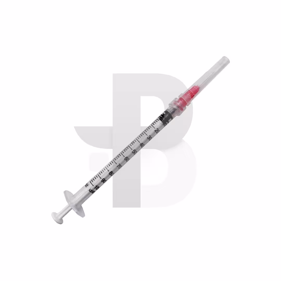 سرنگ انسولین 1 میلی لیتر سرسوزن جدا لوئرلاک حلما