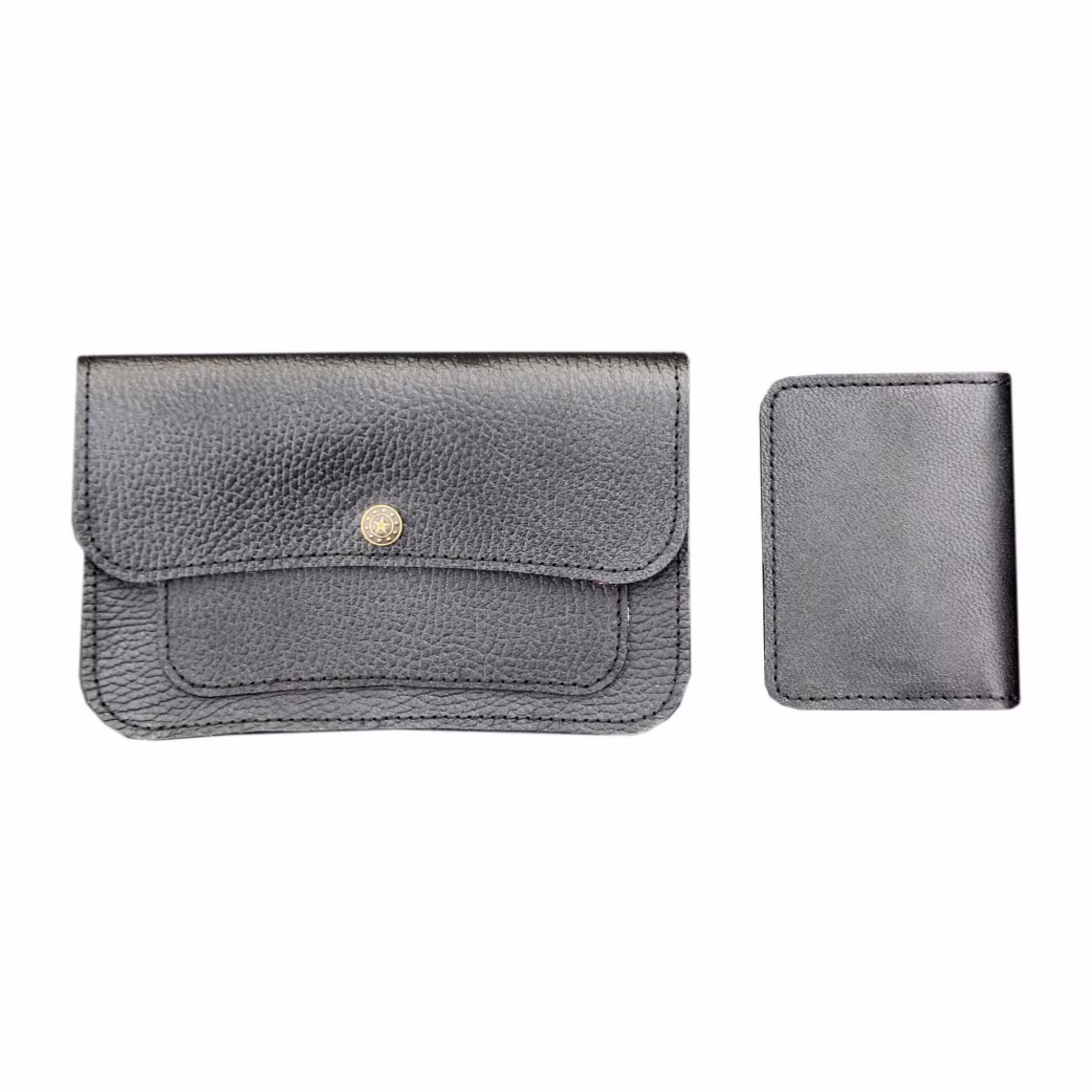 کیف پول زنانه و جاکارتی چرم بیسراک مدل لامین کد KPZ 202