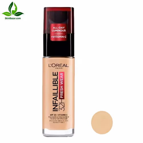 کرم پودر لورآل مدل Infallible 32h شماره 120 حجم 30 میلی لیتر کد 517