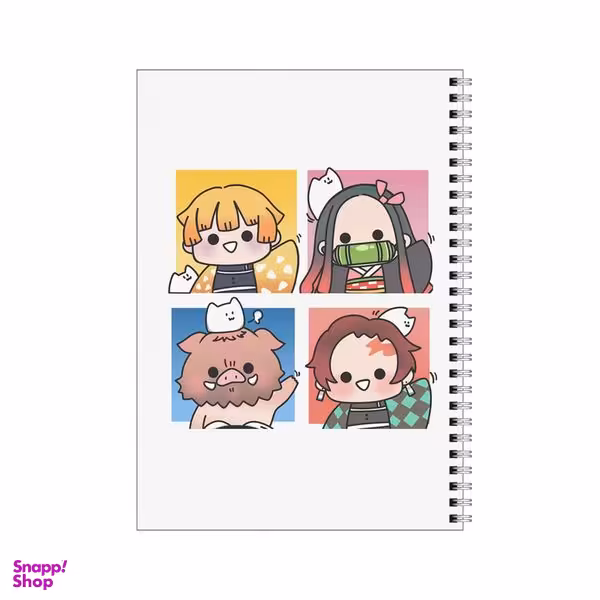 دفتر مشق 50 برگ بامبیلیپ طرح انیمه شیطان کش کد 4970737