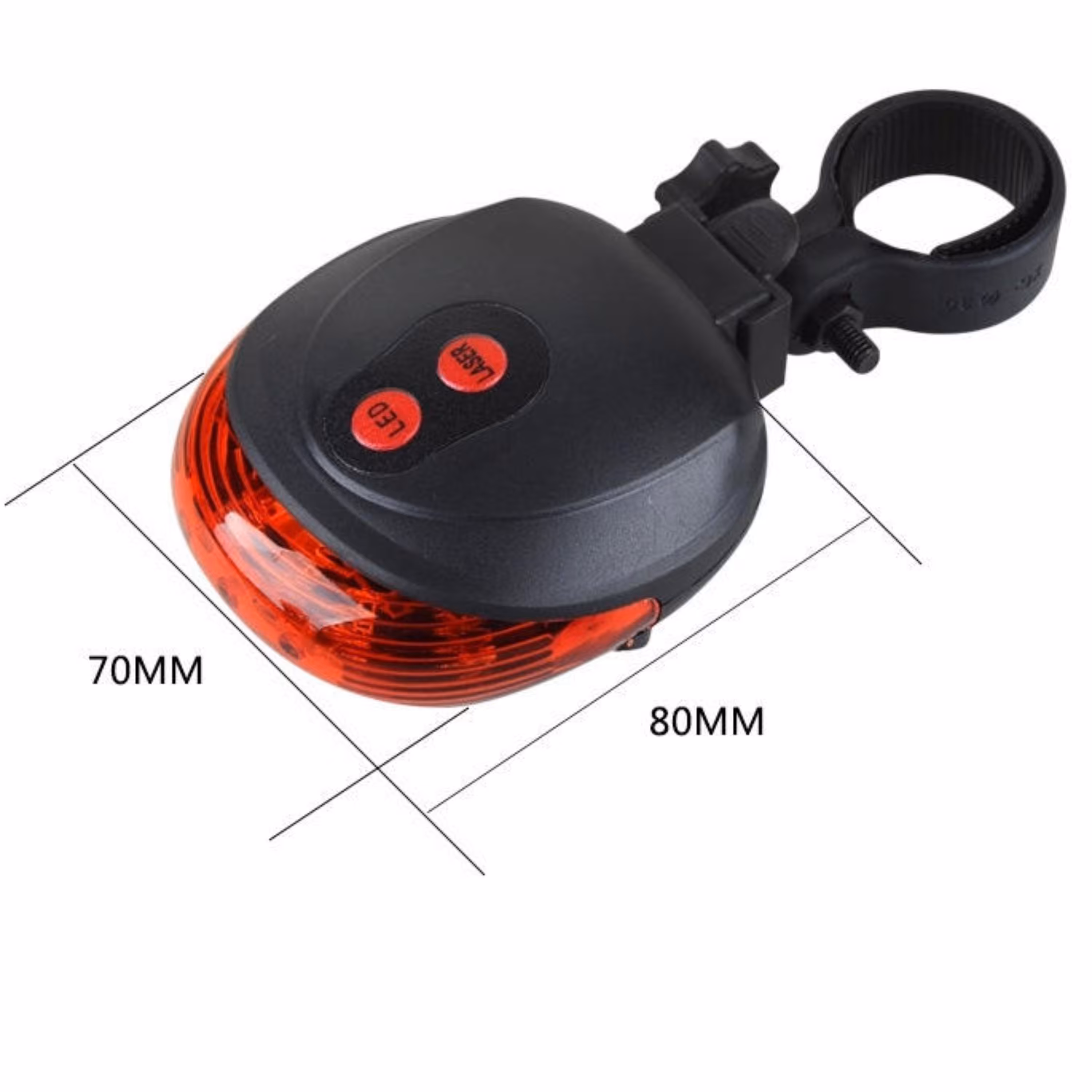 چراغ دوچرخه لیزر دار 