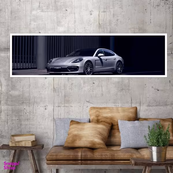 تابلو بکلیت طرح ماشین پورشه مدل کشیده W-7915