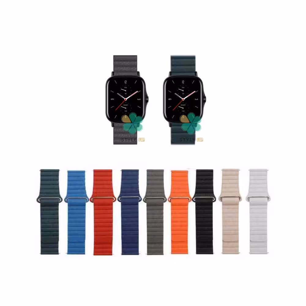 بند چرمی ساعت آمازفیت Amazfit GTS 2e مدل Leather Loop