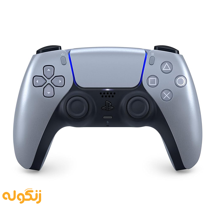 دسته بازی پلی استیشن 5 سونی مدل DualSense رنگ نقره ای - زنگوله
