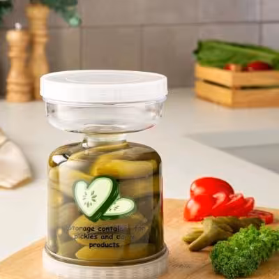 ظرف نگهدارنده ترشی و لبنیات