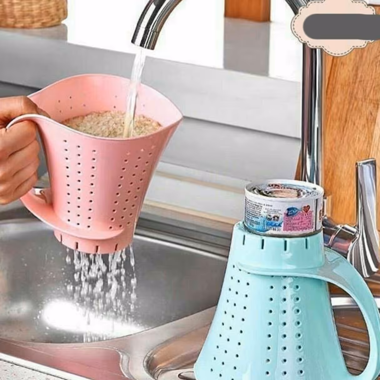 آبکش پارچی، پارچ آبکش دسته دار