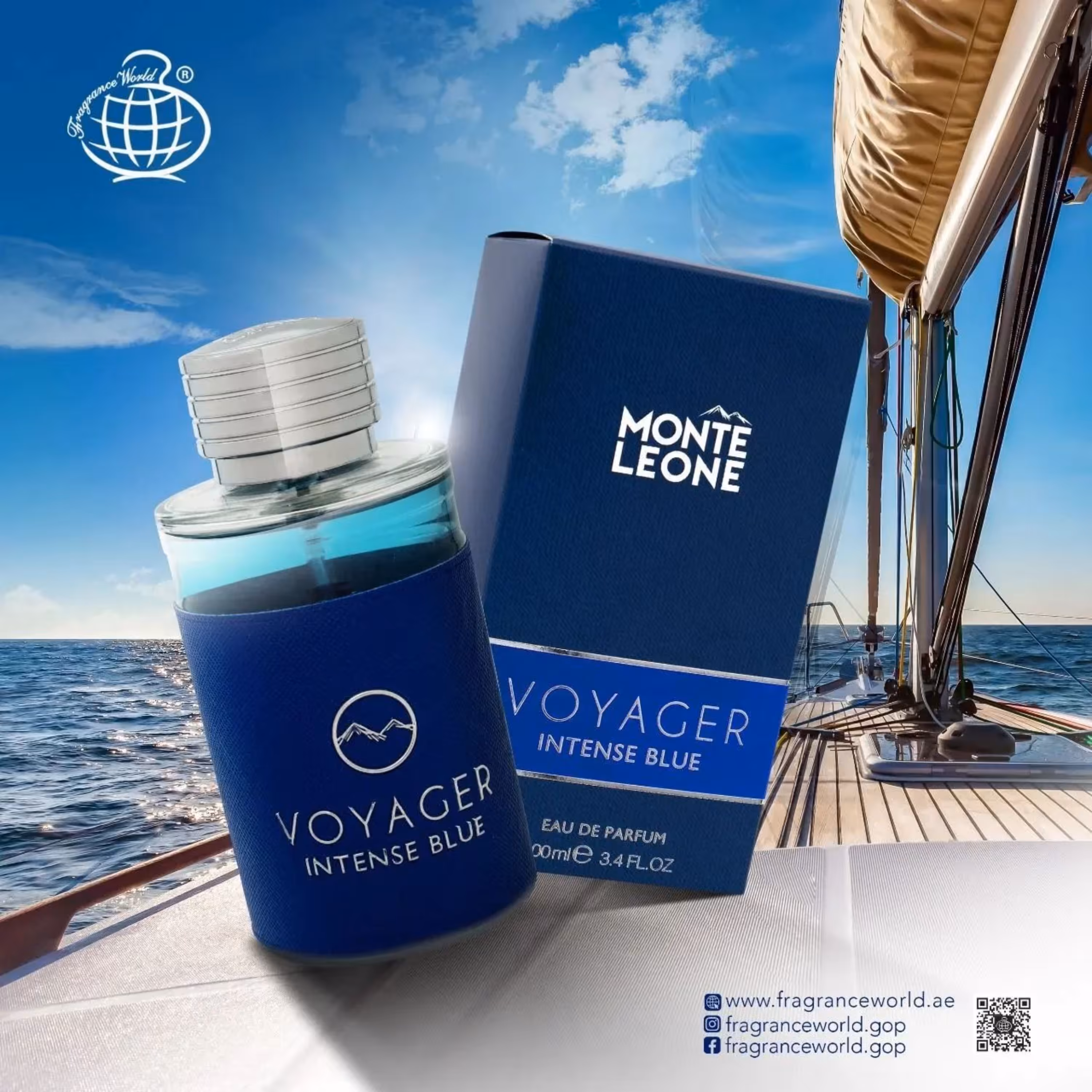 عطر ادکلن مردانه مونت بلنک اکسپلورر الترا بلو فراگرنس ورد مونت لئون ویاجر بلو