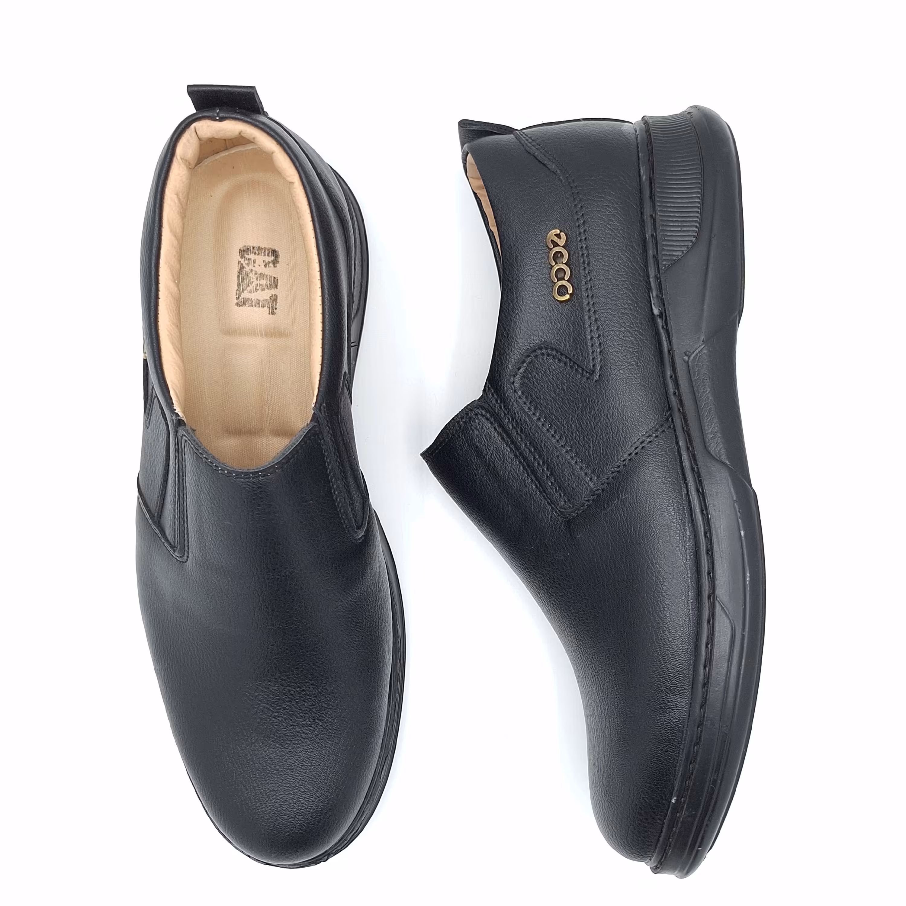 کفش زیره پیو دوردوخت اکو مردانه چرم رنگ مشکی ارسال رایگان محصول مشهد کفش قیمت مناسب و ارزان ولی با کیفیت عالی ecco 