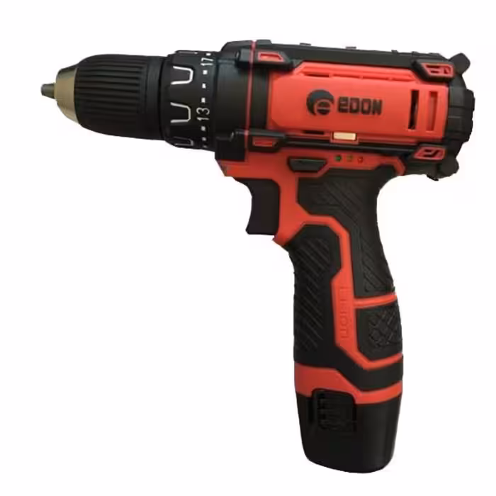 دریل شارژی مدل ادون 12 ولت دارای 2 باطری وجعبه مخصوص بهمراه 6ماه گارانتی