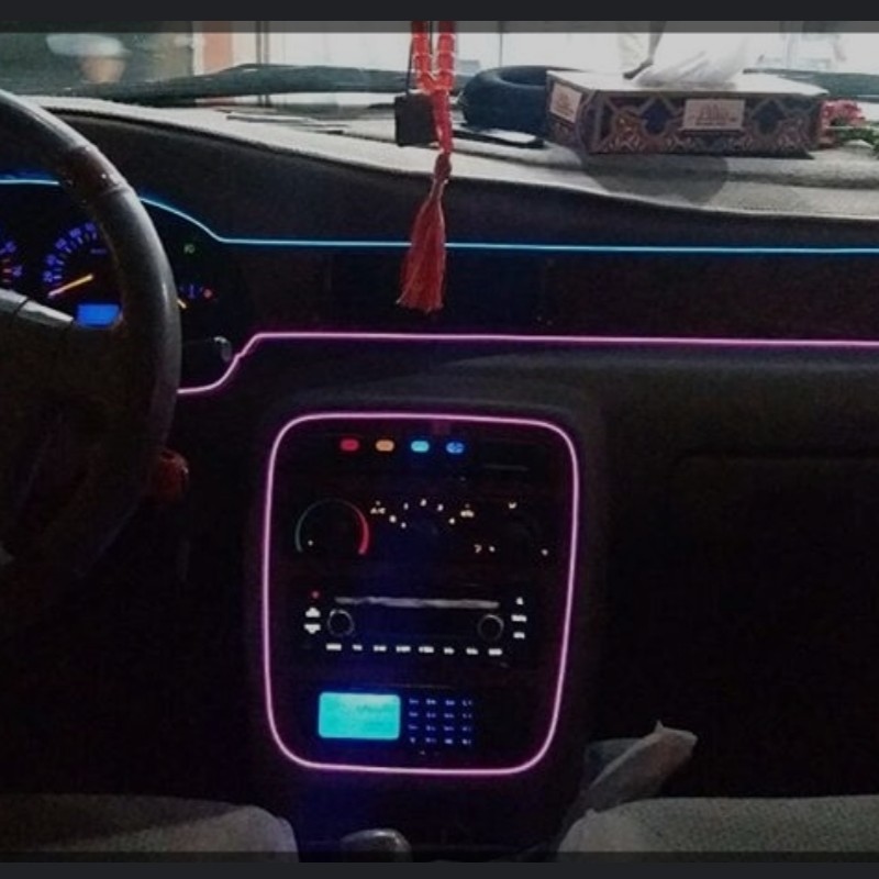 ال وایر برقی خودرو رنگ صورتی