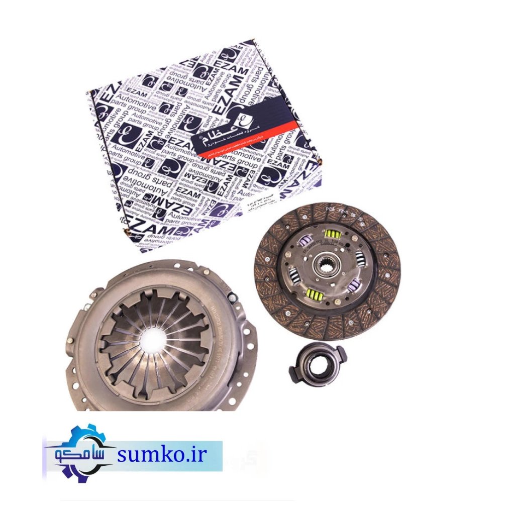 کیت کلاچ ( دیسک و صفحه) برند عظام  پلاس + مناسب پژو 405 ، پژو پرشیا ، سمند  ملی EF7 قطعات خودرو سامکو