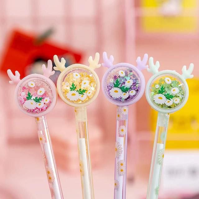 روان نویس طرح گوزن با محفظه شفاف