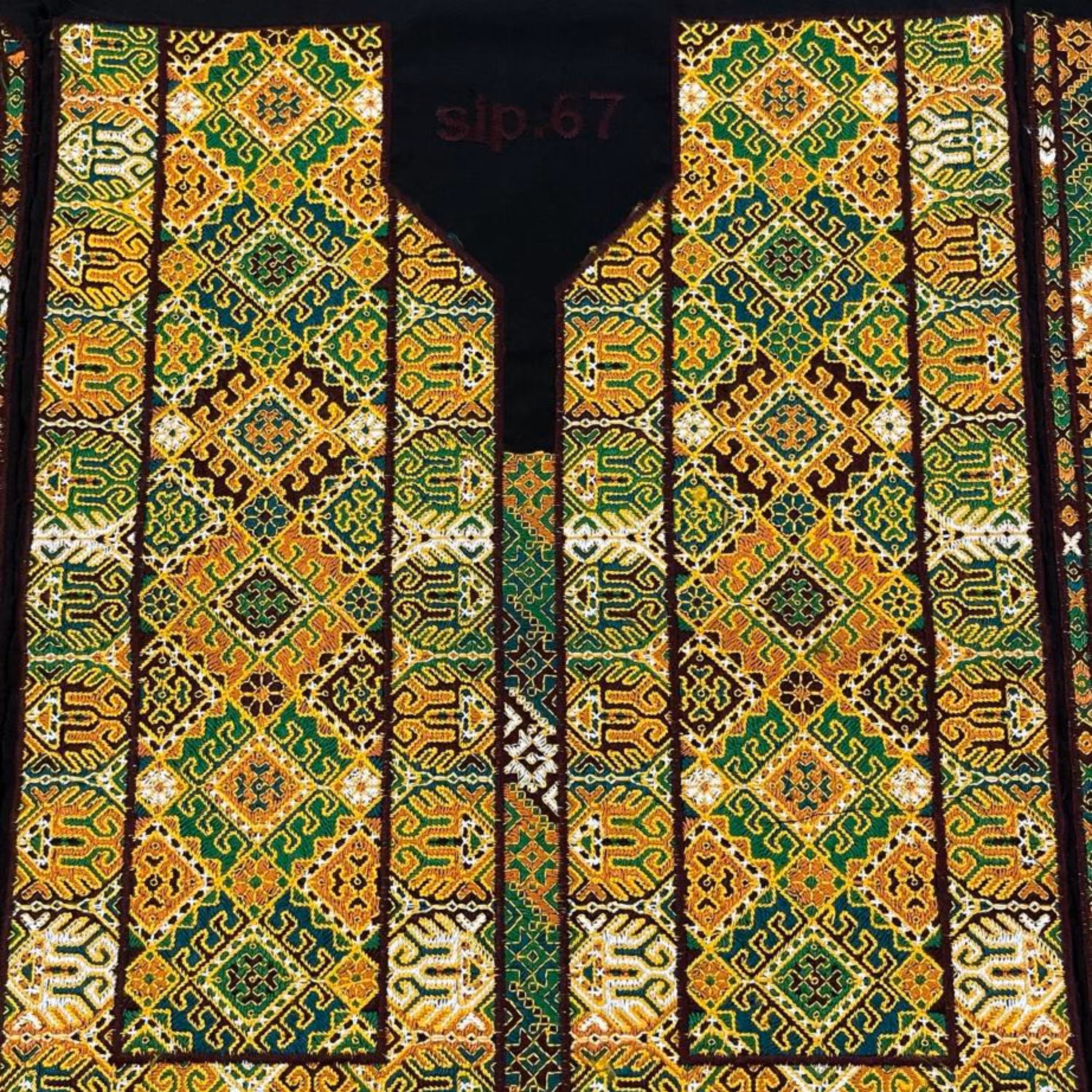 پنل شش تکه بلوچی دوزی مناسب برای دوخت بر روی انواع لباس در رنگ های مختلف