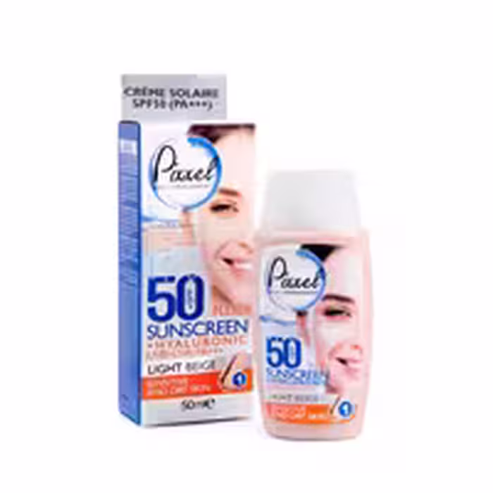 کرم ضد آفتاب بژ روشن پیکسل مناسب پوست خشک SPF50 حجم 50 میلی‌لیتر