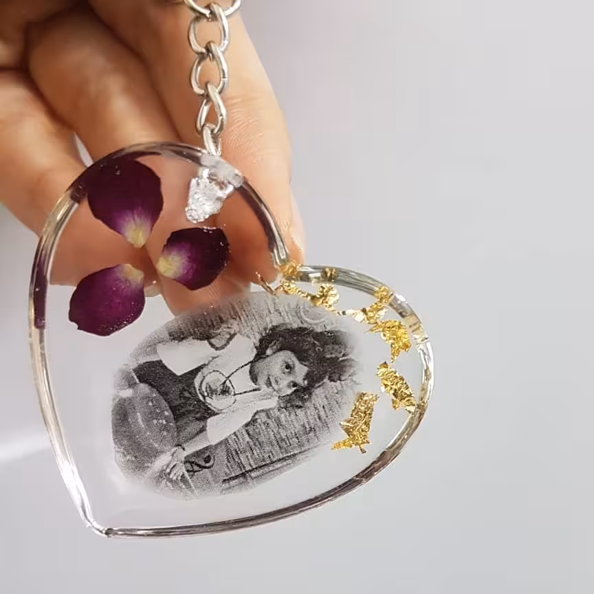 جاکلیدی با عکس دلخواه شما دورو شفاف