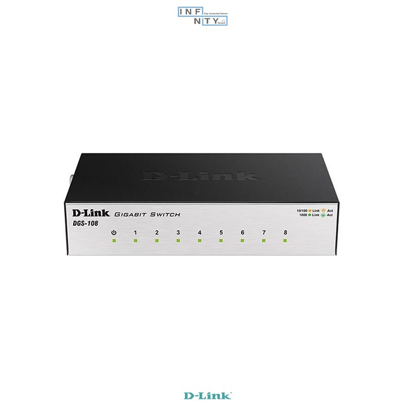 سوییچ شبکه D-LINK Desktop Switch دی لینک مدل DGS-108