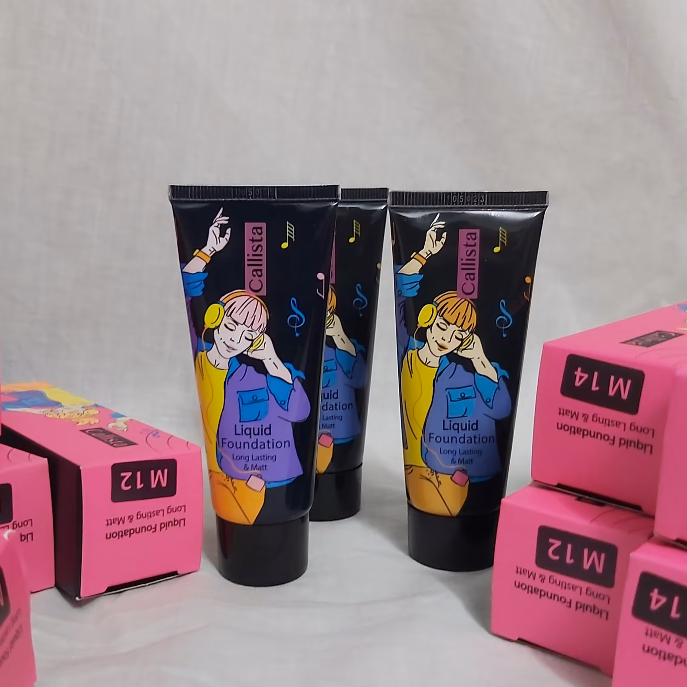 کرم پودر کالیستا مدل Long Lasting And Matt مدل M13