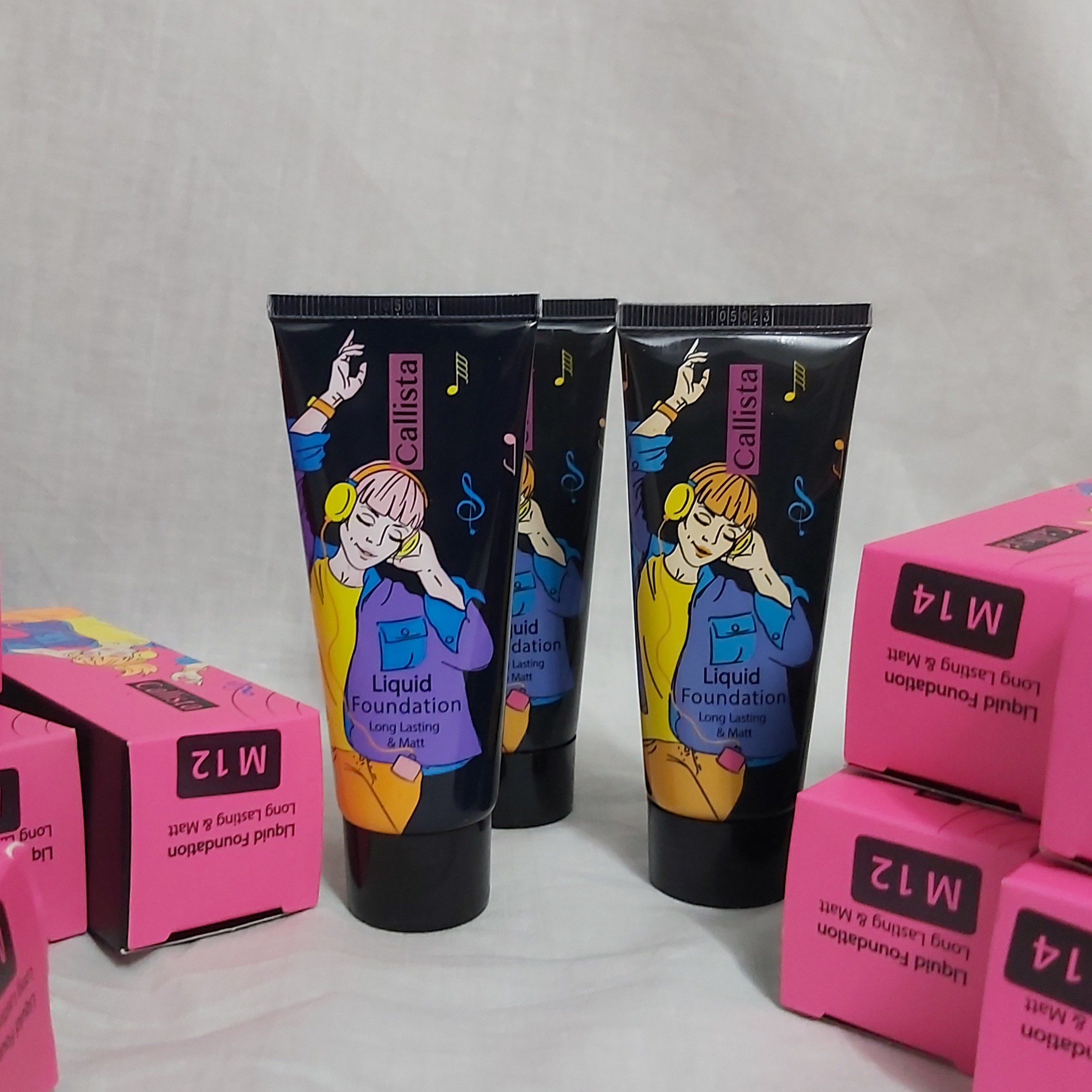 کرم پودر کالیستا مدل Long Lasting And Matt مدل M13