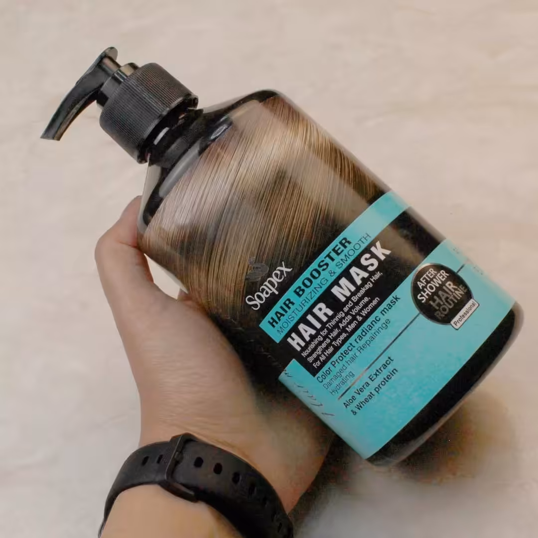 ماسک مو سوپکس بعد از حمام بدون آبکشی رفع گره خوردگی مو مدل پمپی حجم 500 میل محصولات پوستی ماهرو بیوتی 