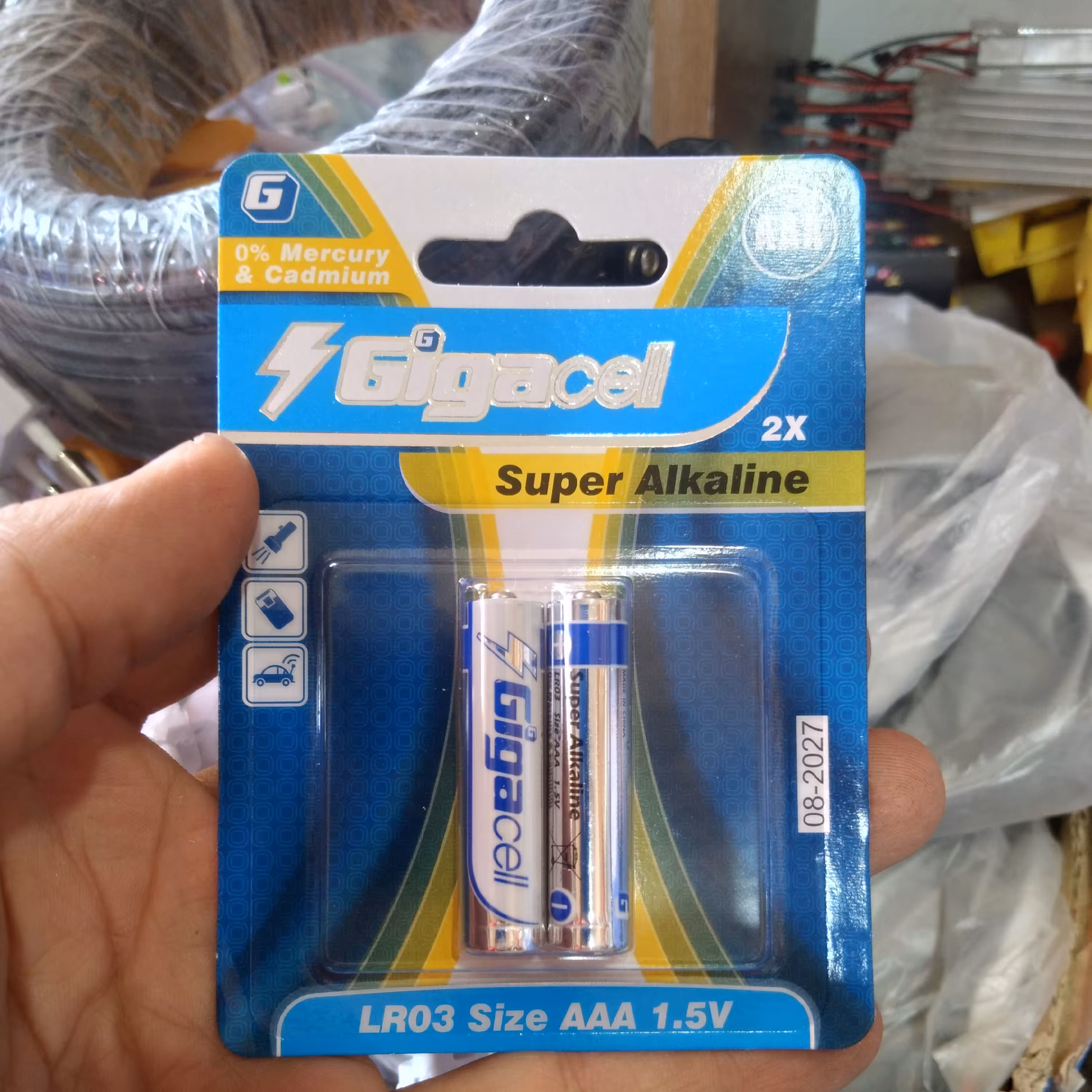 باطری نیم قلم سوپر الکالاین گیگاسل، Gigacell