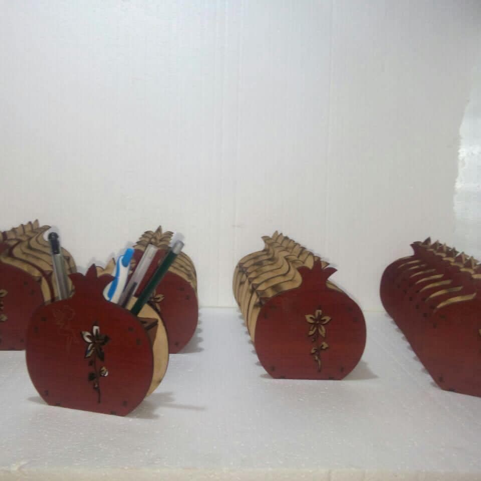 جا مدادی  رو میزی طرح انار جنس ام دی اف 