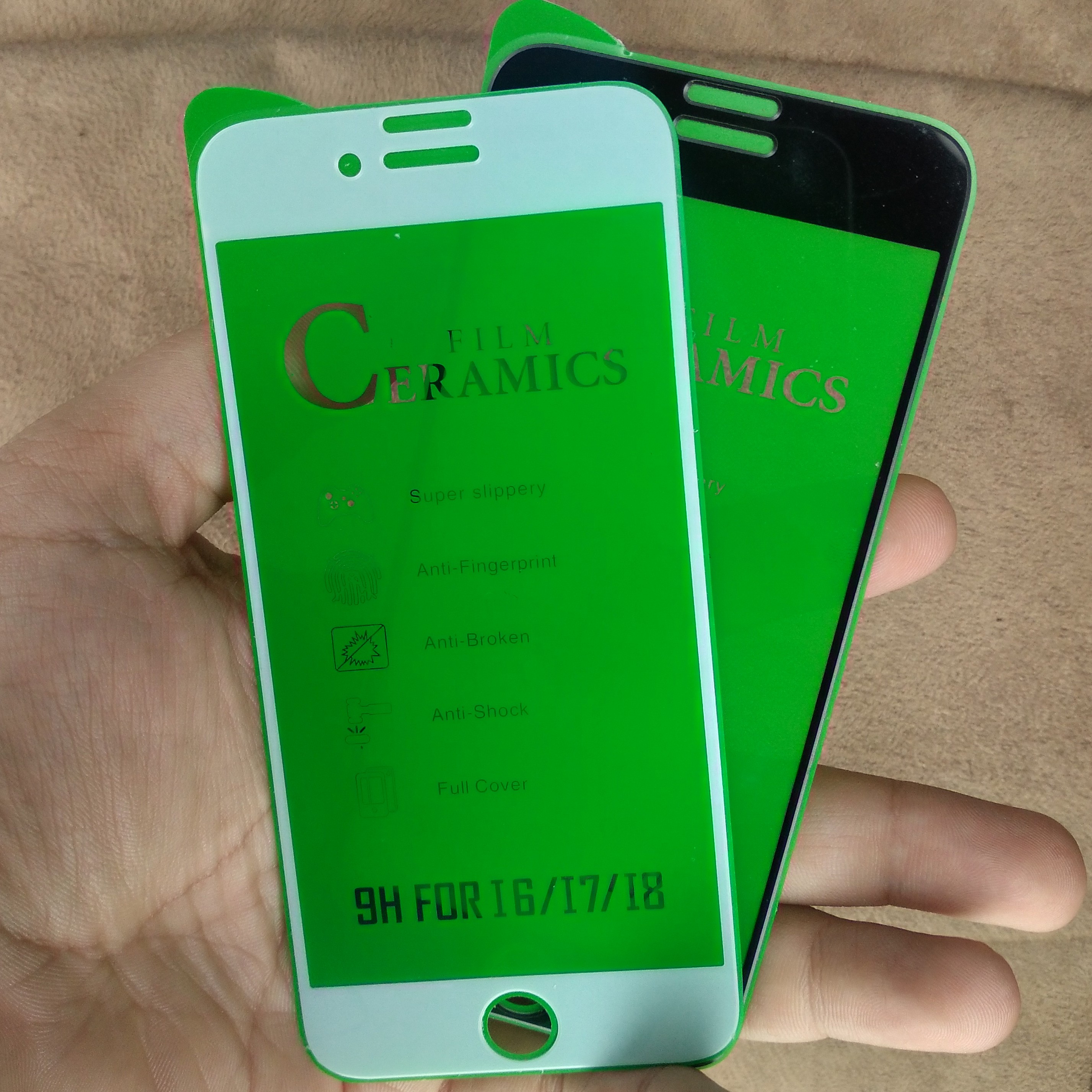 گلس سرامیکی گوشی  ایفون 6 7 8 جی جانبی گلس موبایل گلس گوشی گلس نشکن محافظ صفحه