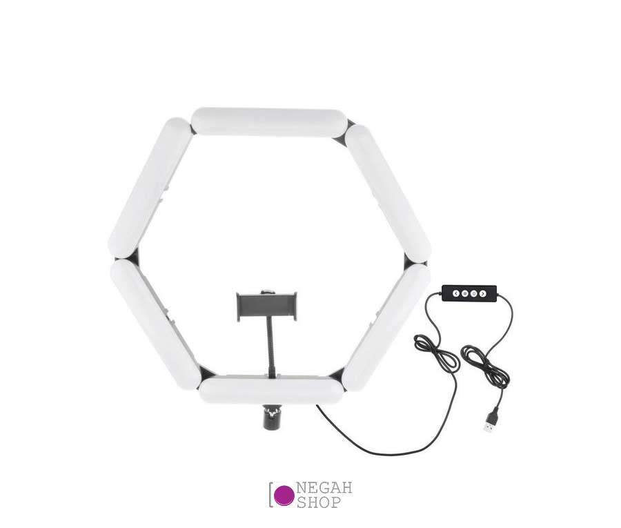 نور ال ای دی شش ضلعی هیرو Hero V8