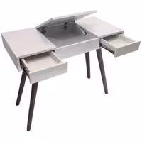 میز تحریر دو کشو درب جک دار