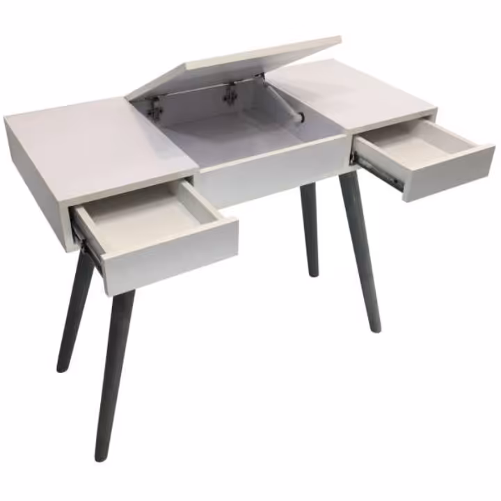 میز تحریر دو کشو درب جک دار