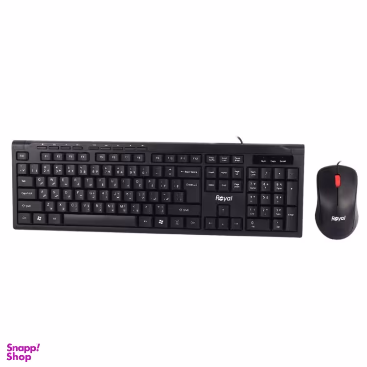 ماوس و کیبورد باسیم رویال مدل KM-720