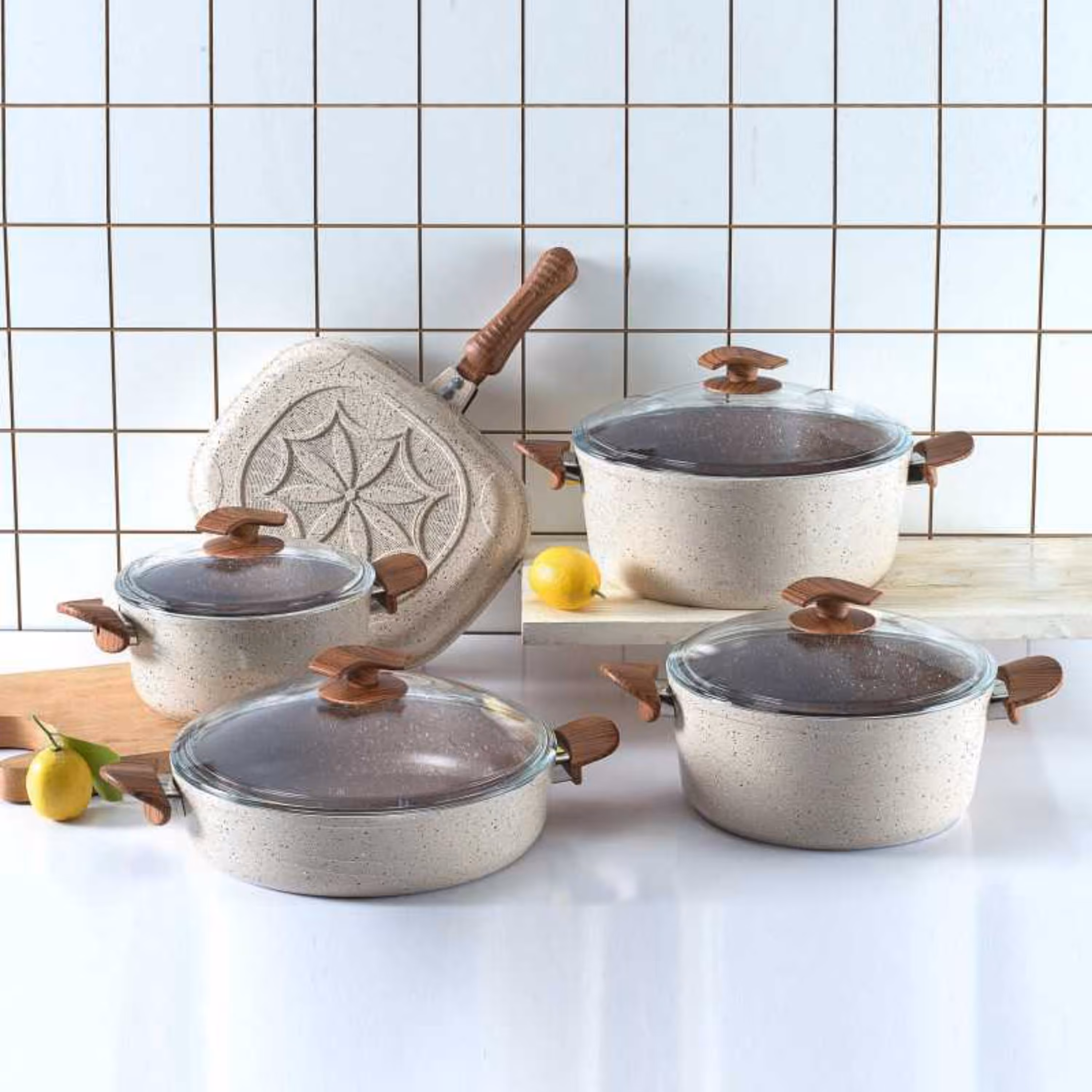 سرویس قابلمه 10 پارچه اویز مدل سوینگ