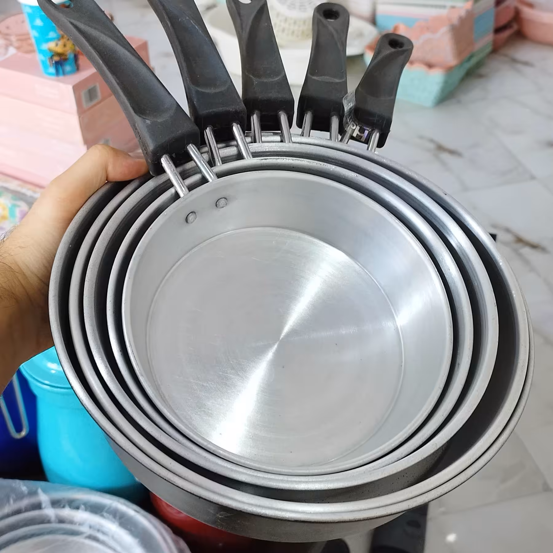 تابه آلومینیومی تک دسته 