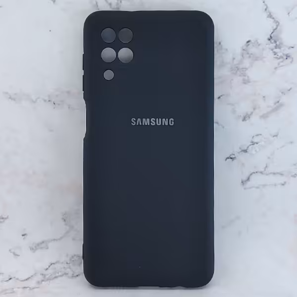 کاور سیلیکونی رنگی مدل TPN مناسب برای گوشی موبایل سامسونگ Galaxy A12 - مشکی