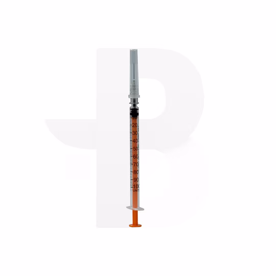 سرنگ انسولین 1 سی سی لوئر اسلیپ ورید