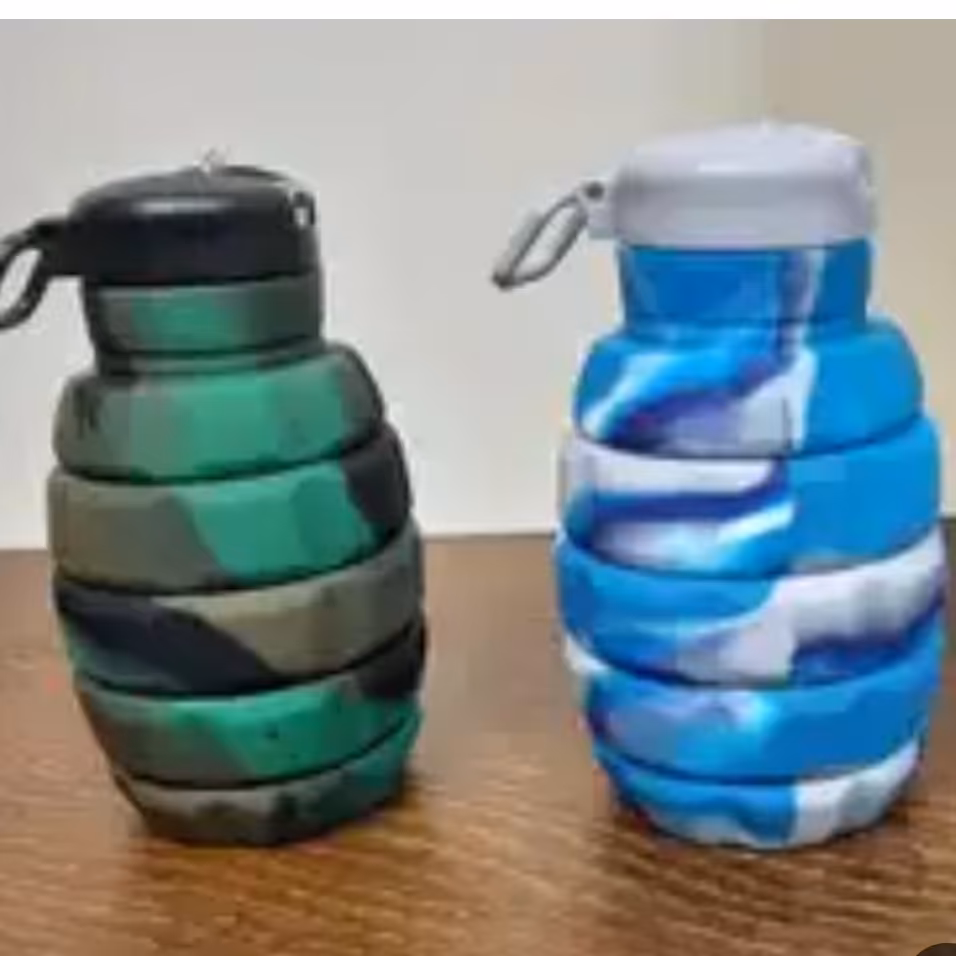 قمقمه ی سیلیکونی تاشو مدل بمبی