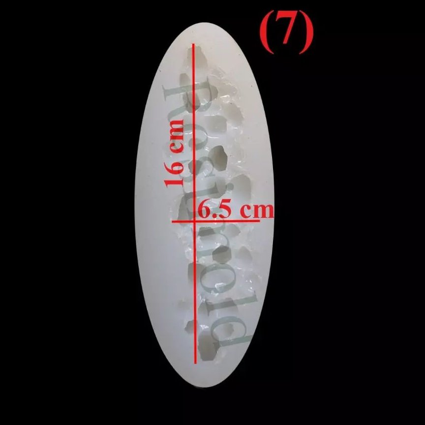 قالب سیلیکونی کد 130 ( کریستال شماره 7 )