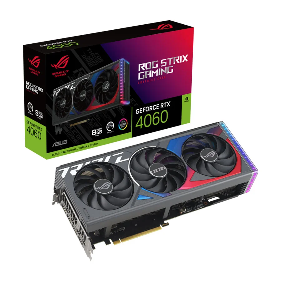 کارت گرافیک ایسوس ROG Strix GeForce RTX 4060 8GB GDDR6