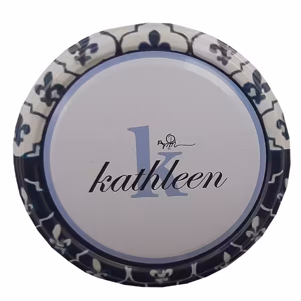 درب بانکه و شیشه قطر 8.5 بسته 6 عددی طرح K