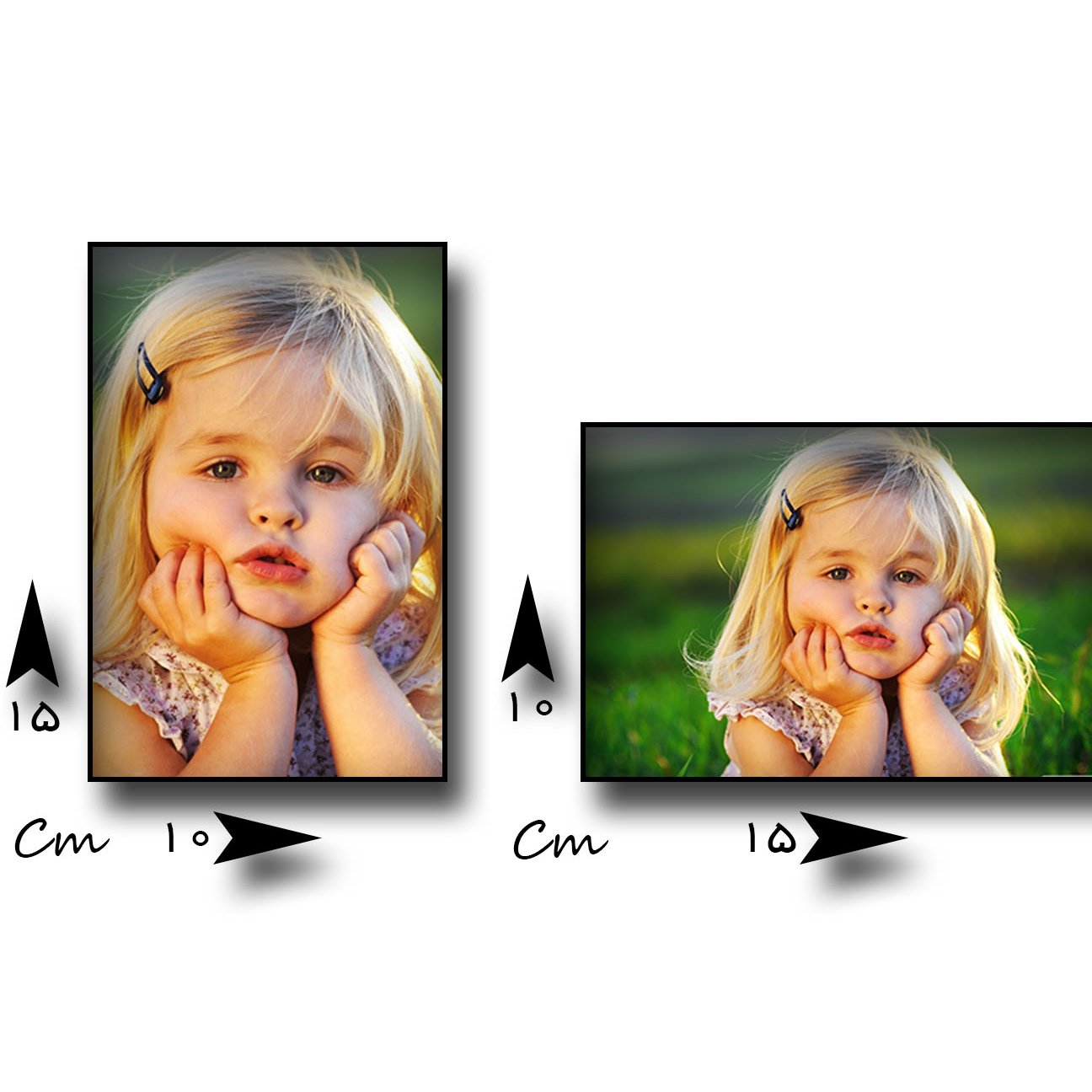 چاپ عکس روی شاسی 8 میل  (کاغذ عکس سیلک ابریشمی سایز 10در15 سانتیمتر )