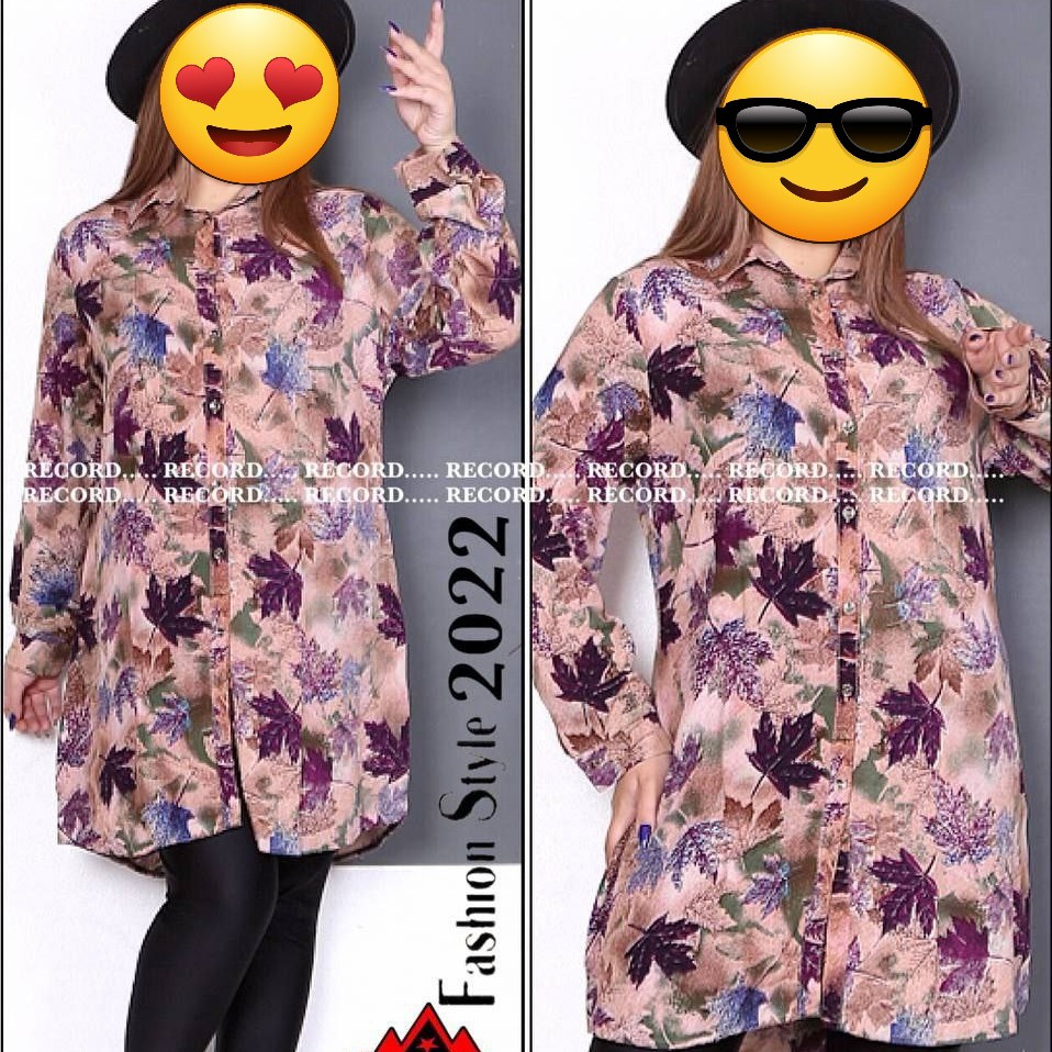 تونیک نخی طرح برگ کیفیت عالی مناسب برای هوای گرم در سه طرح و سه سایز مناسب سایز 40 تا سایز 48