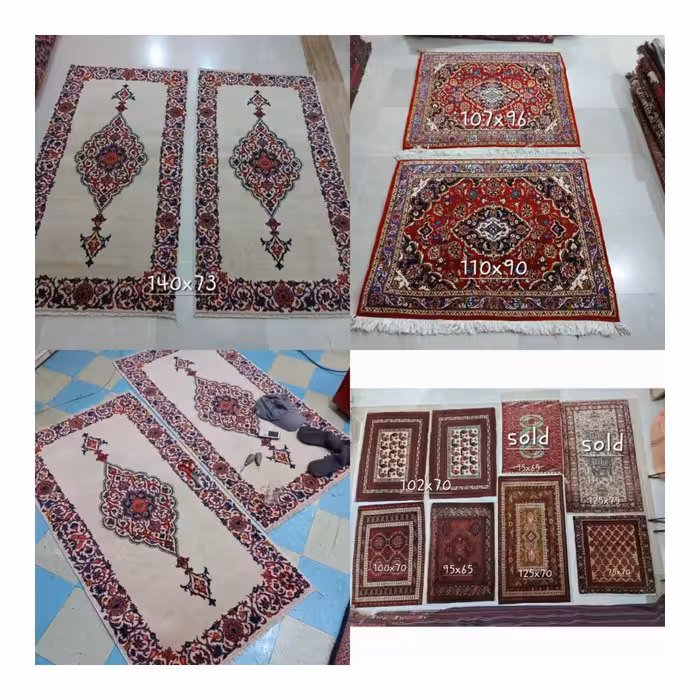 فرش دستبافت پادری و پاتختی و ...