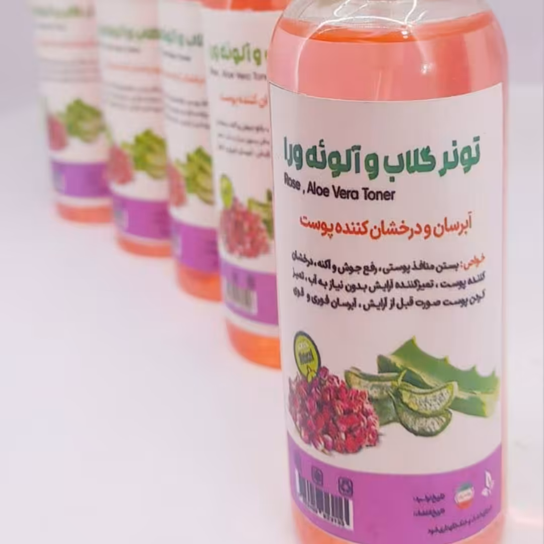 تونر گلاب و آلوئه ورا